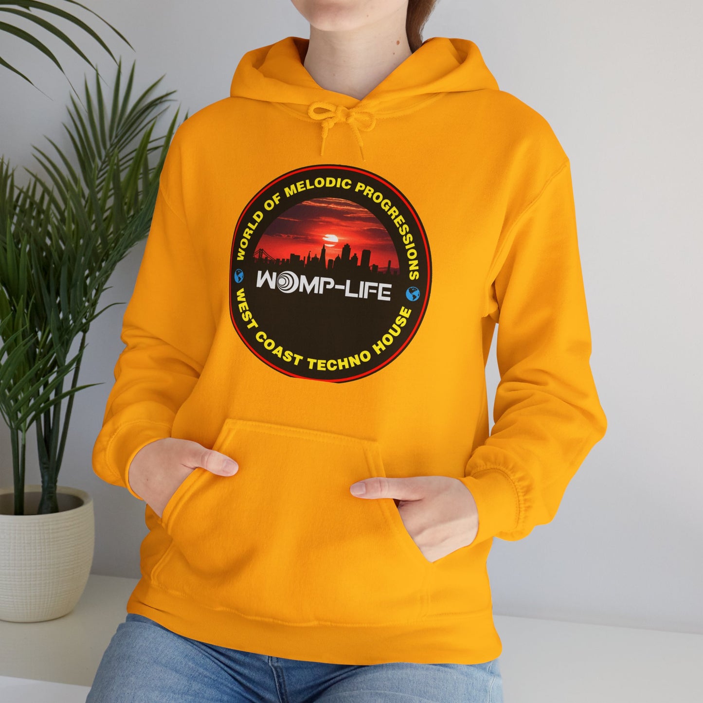 Womp-Life WC Techno Unisex Heavy Blend™ Hooded Sweatshirt