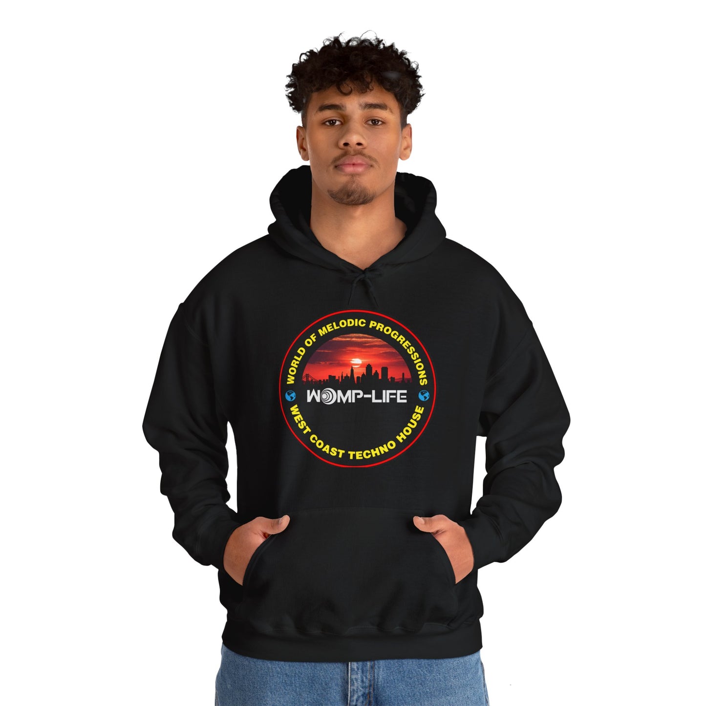 Womp-Life WC Techno Unisex Heavy Blend™ Hooded Sweatshirt