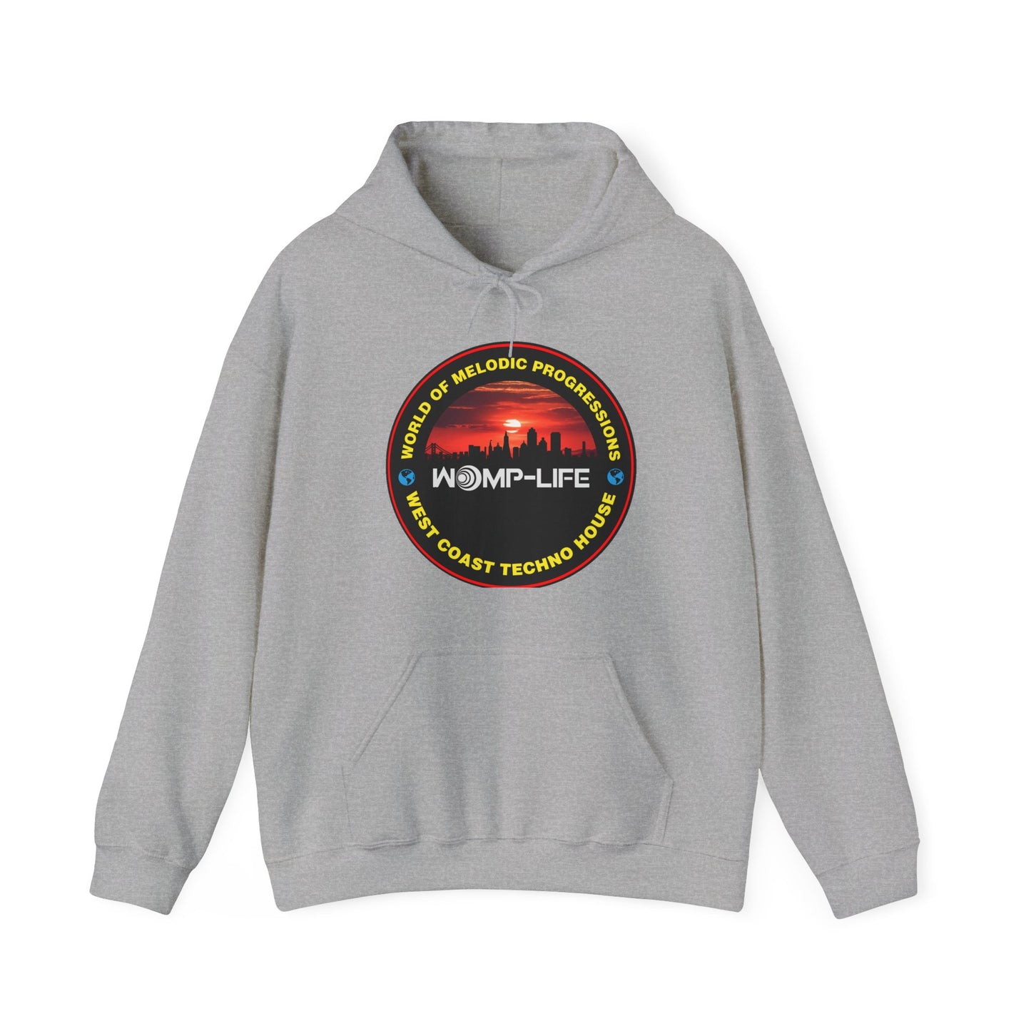 Womp-Life WC Techno Unisex Heavy Blend™ Hooded Sweatshirt