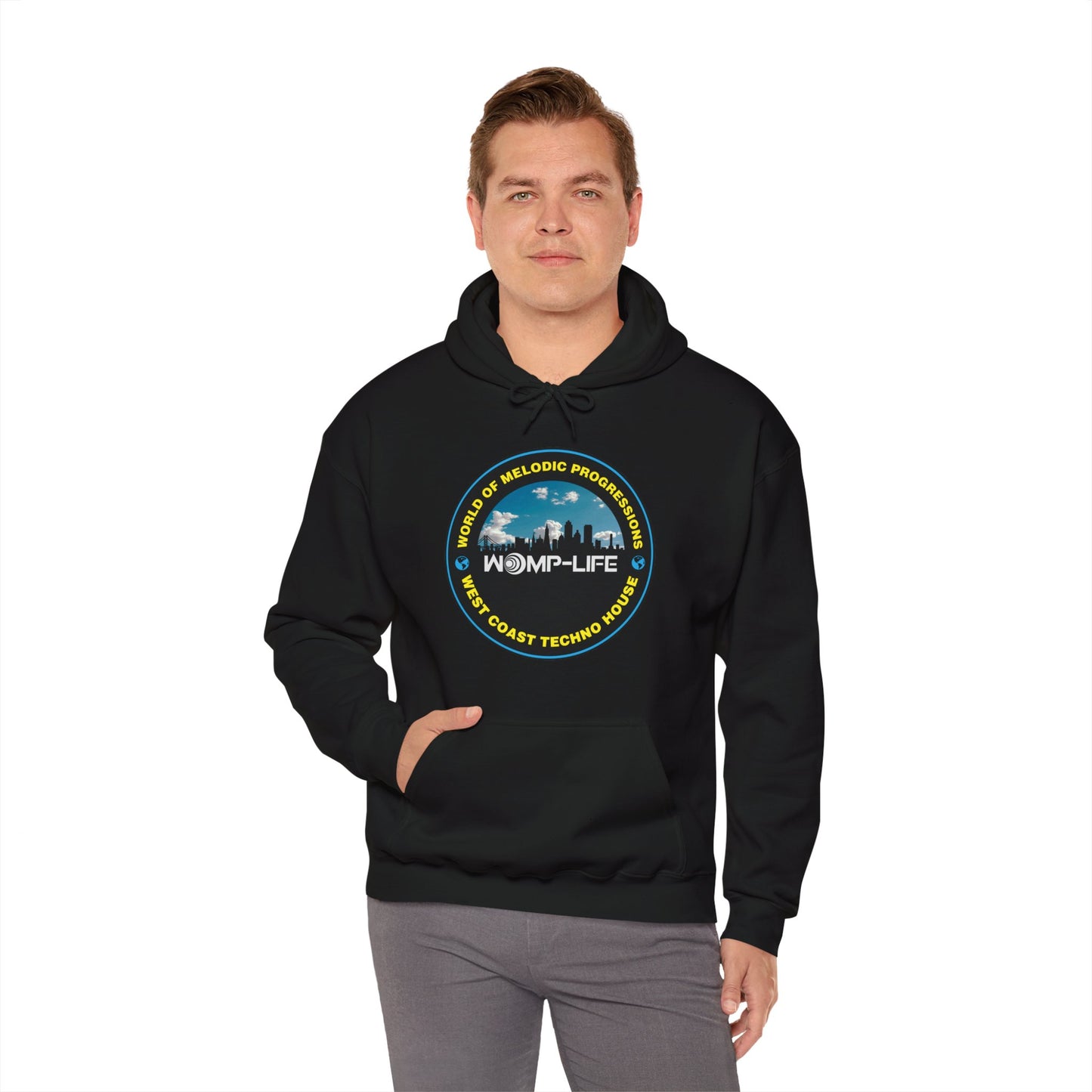 Womp-Life WC Techno 2 Unisex Heavy Blend™ Hooded Sweatshirt