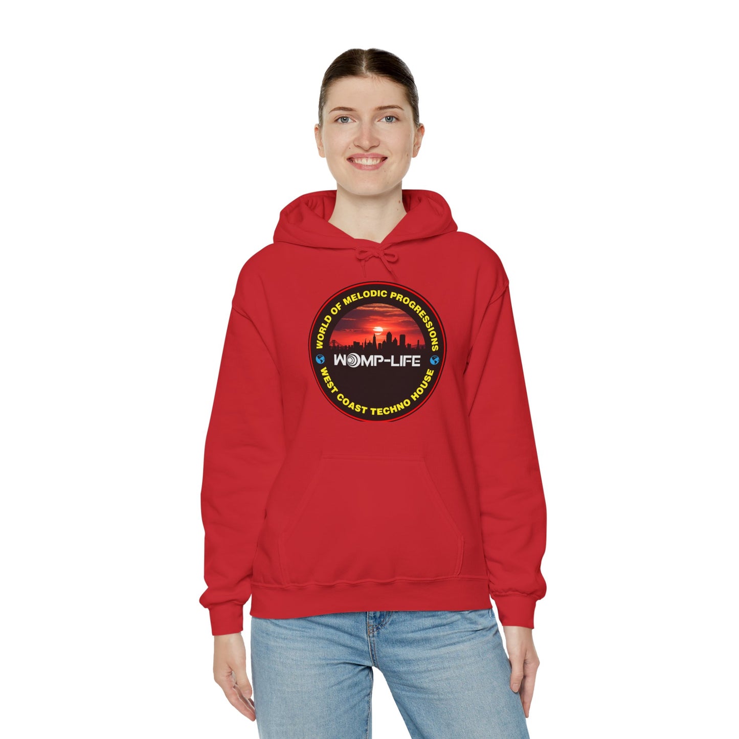 Womp-Life WC Techno Unisex Heavy Blend™ Hooded Sweatshirt
