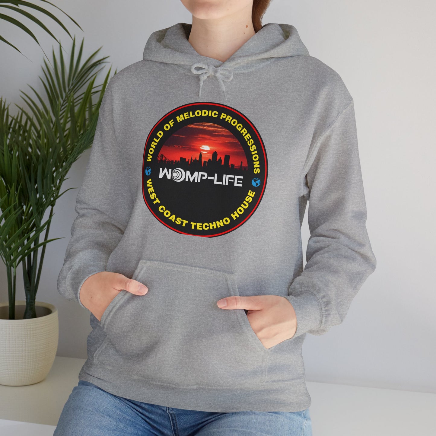 Womp-Life WC Techno Unisex Heavy Blend™ Hooded Sweatshirt