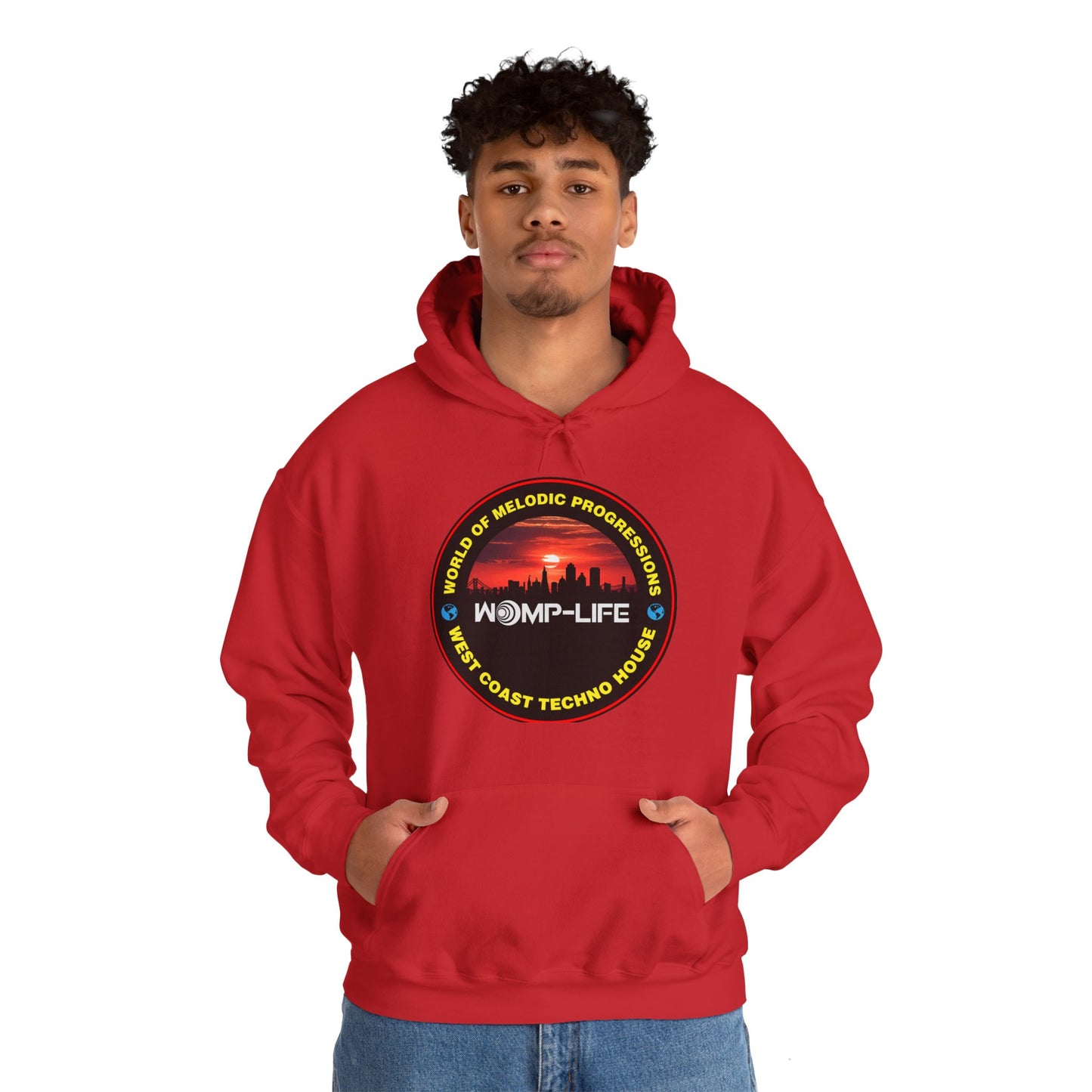 Womp-Life WC Techno Unisex Heavy Blend™ Hooded Sweatshirt