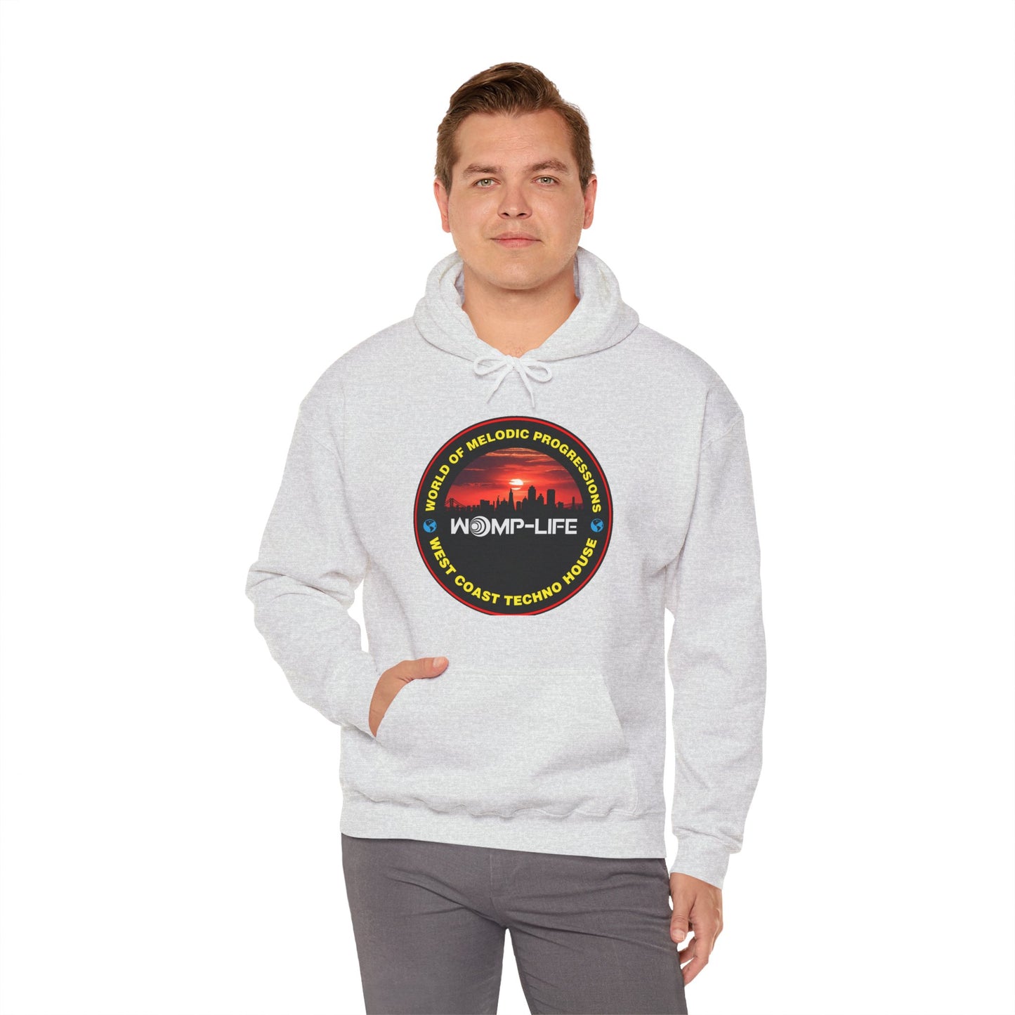 Womp-Life WC Techno Unisex Heavy Blend™ Hooded Sweatshirt