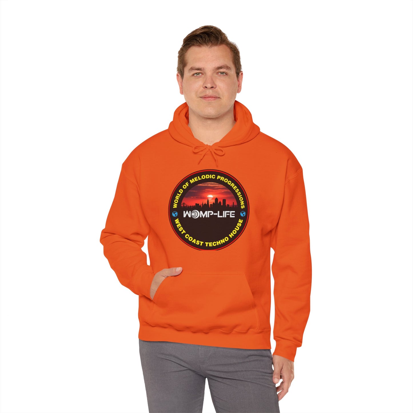 Womp-Life WC Techno Unisex Heavy Blend™ Hooded Sweatshirt