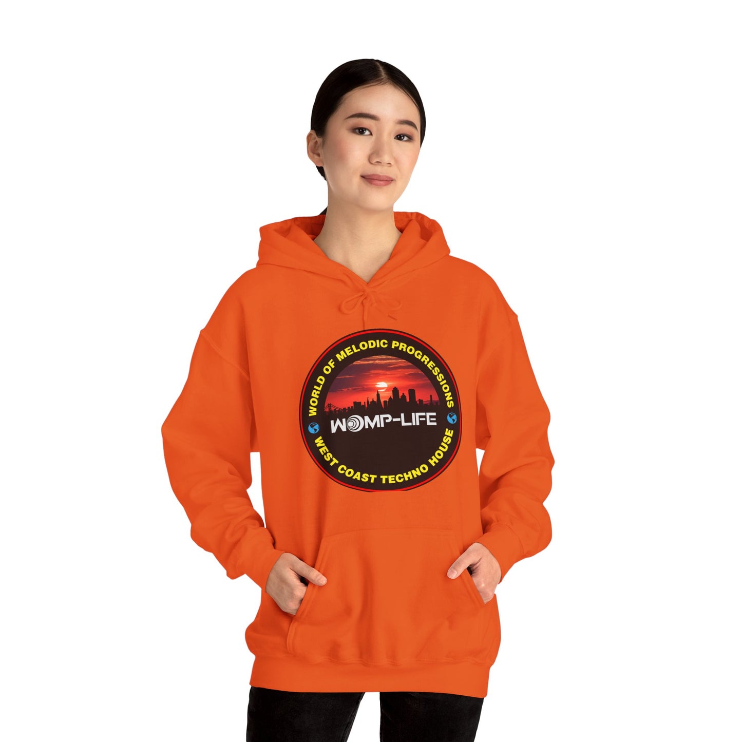 Womp-Life WC Techno Unisex Heavy Blend™ Hooded Sweatshirt