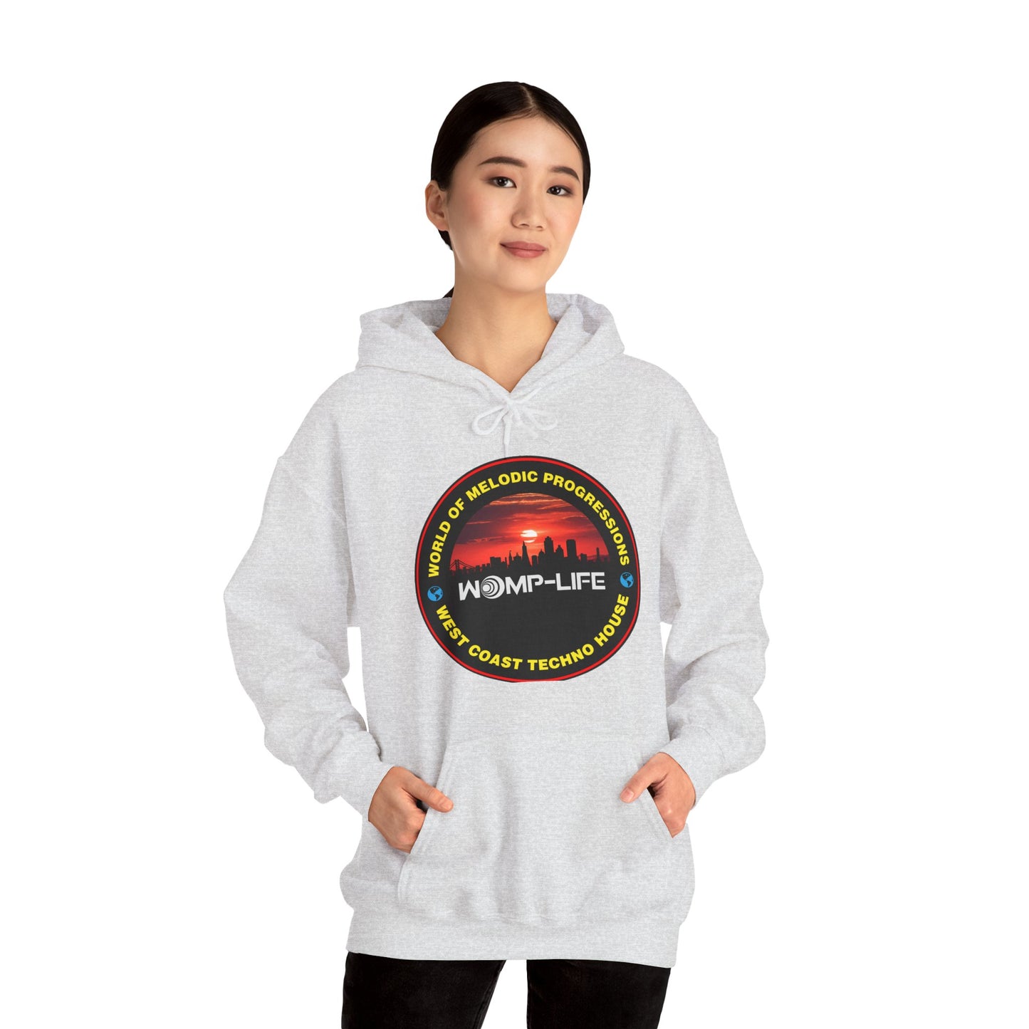 Womp-Life WC Techno Unisex Heavy Blend™ Hooded Sweatshirt