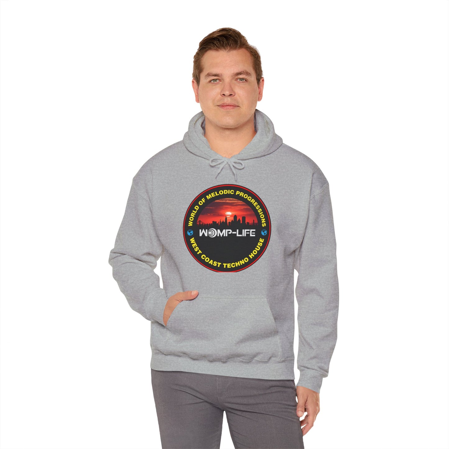 Womp-Life WC Techno Unisex Heavy Blend™ Hooded Sweatshirt