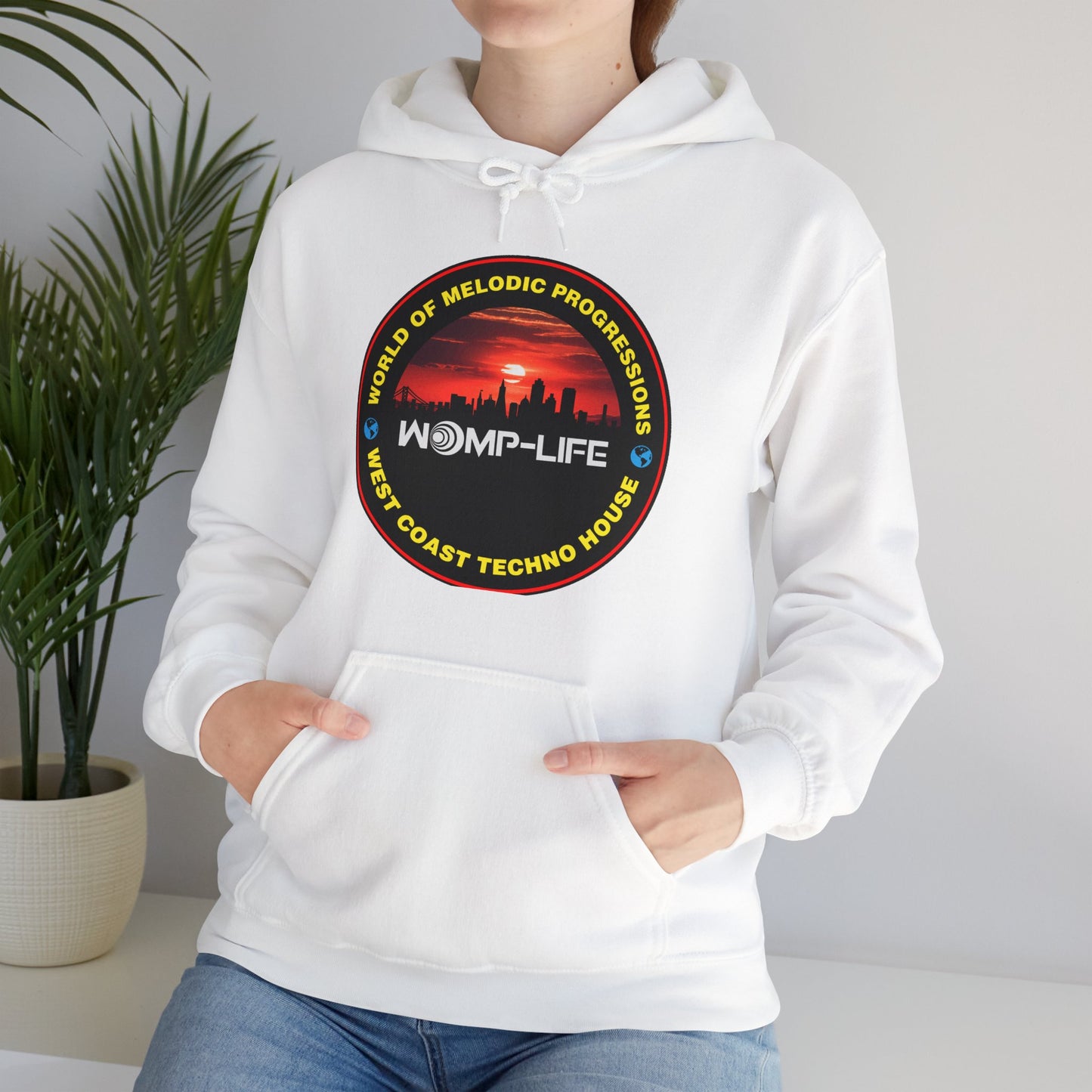 Womp-Life WC Techno Unisex Heavy Blend™ Hooded Sweatshirt