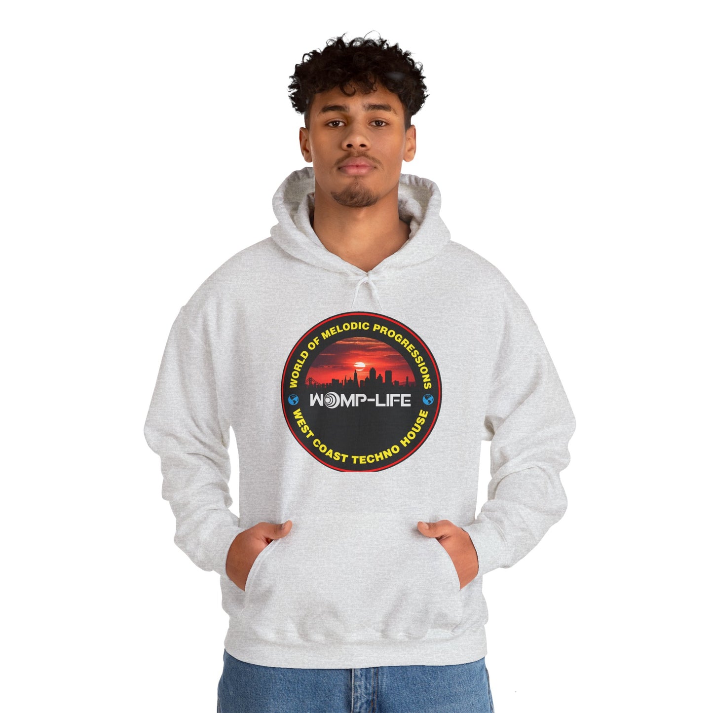 Womp-Life WC Techno Unisex Heavy Blend™ Hooded Sweatshirt