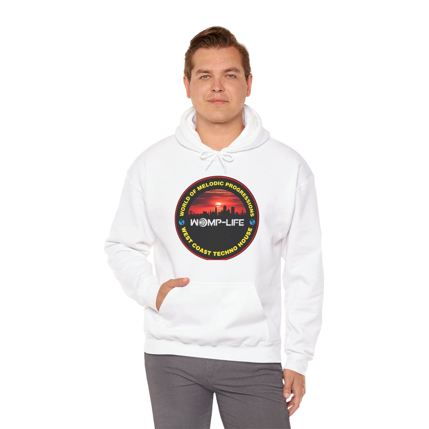 Womp-Life WC Techno Unisex Heavy Blend™ Hooded Sweatshirt