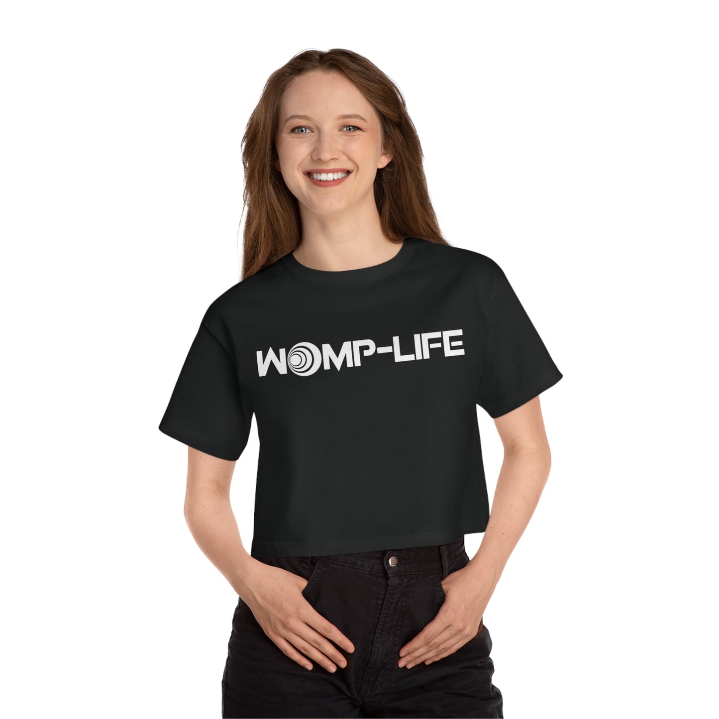 Womp-Life Champion Women's Heritage Cropped T-Shirt