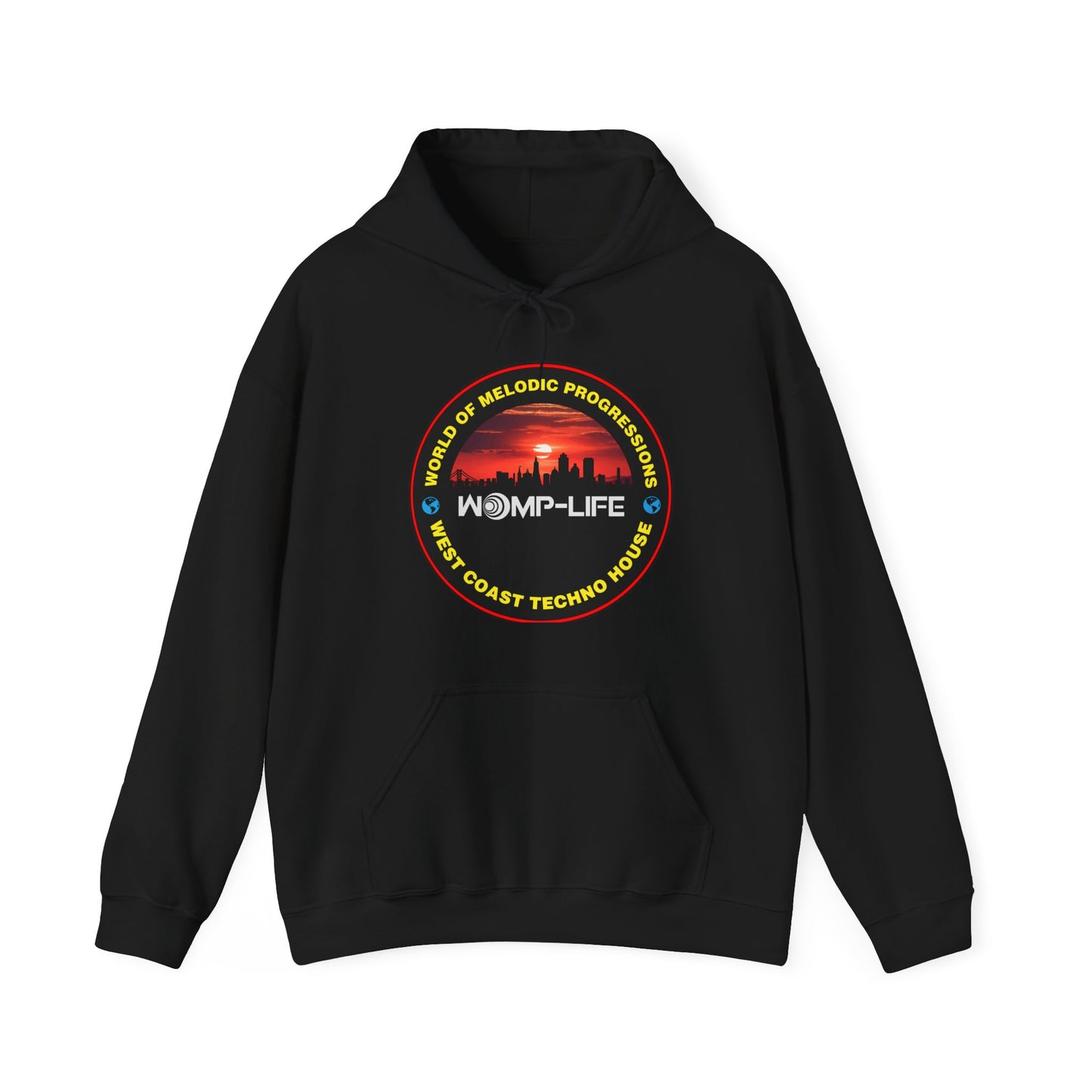 Womp-Life WC Techno Unisex Heavy Blend™ Hooded Sweatshirt