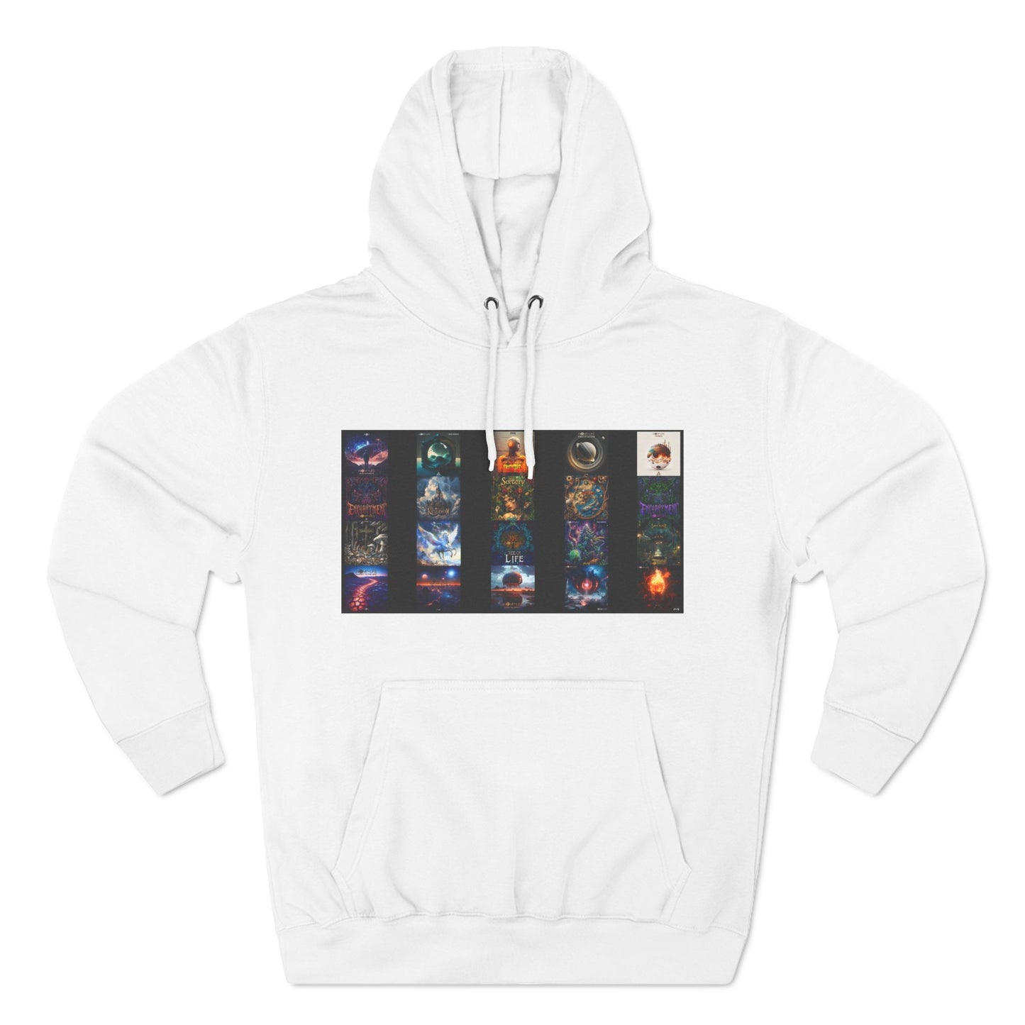 Three-Panel Fleece Hoodie
