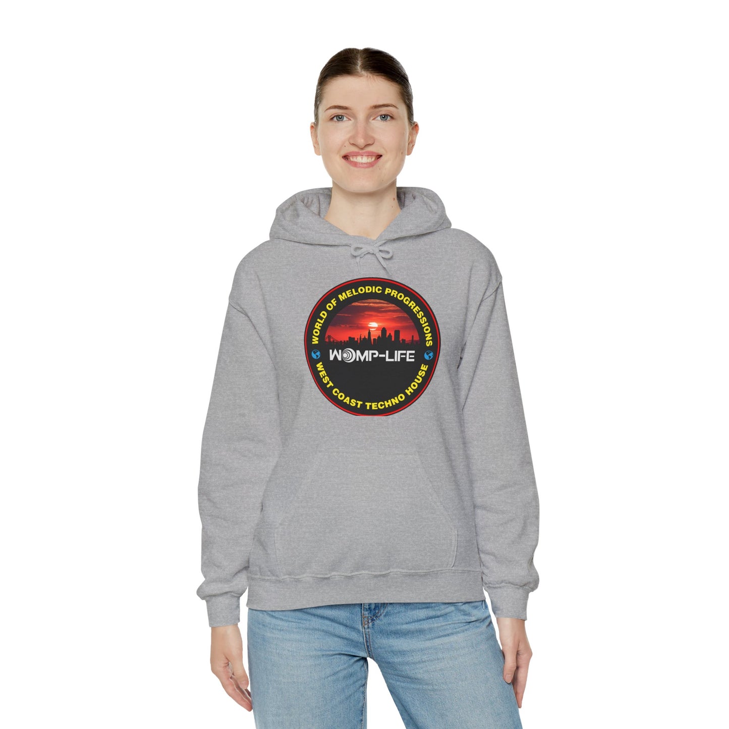 Womp-Life WC Techno Unisex Heavy Blend™ Hooded Sweatshirt