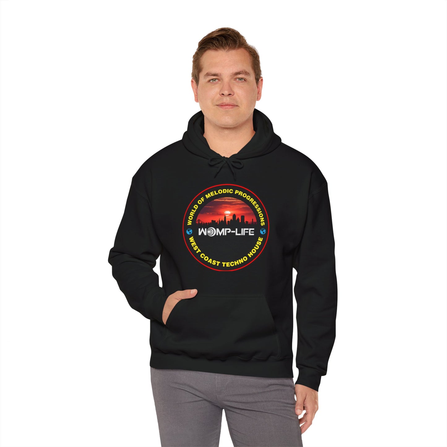 Womp-Life WC Techno Unisex Heavy Blend™ Hooded Sweatshirt