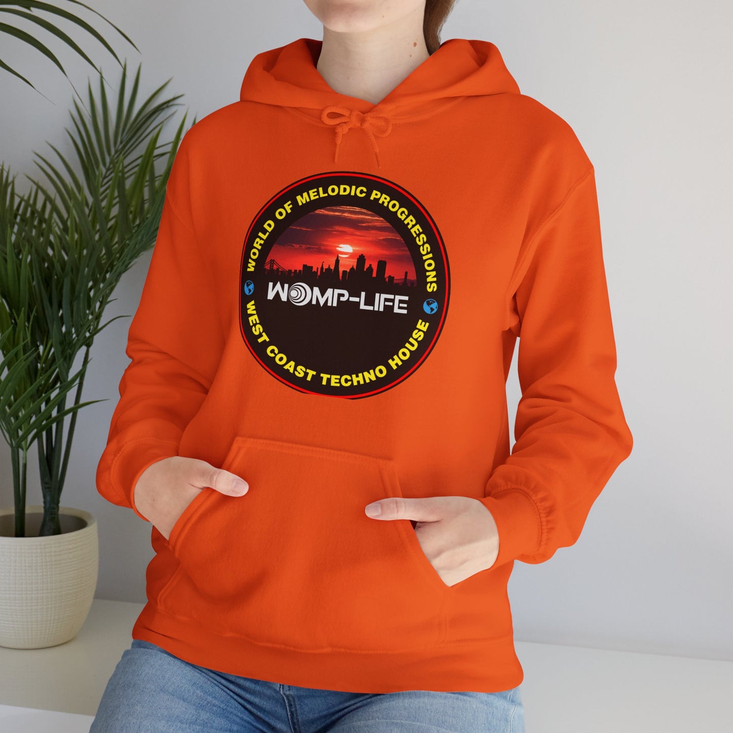 Womp-Life WC Techno Unisex Heavy Blend™ Hooded Sweatshirt