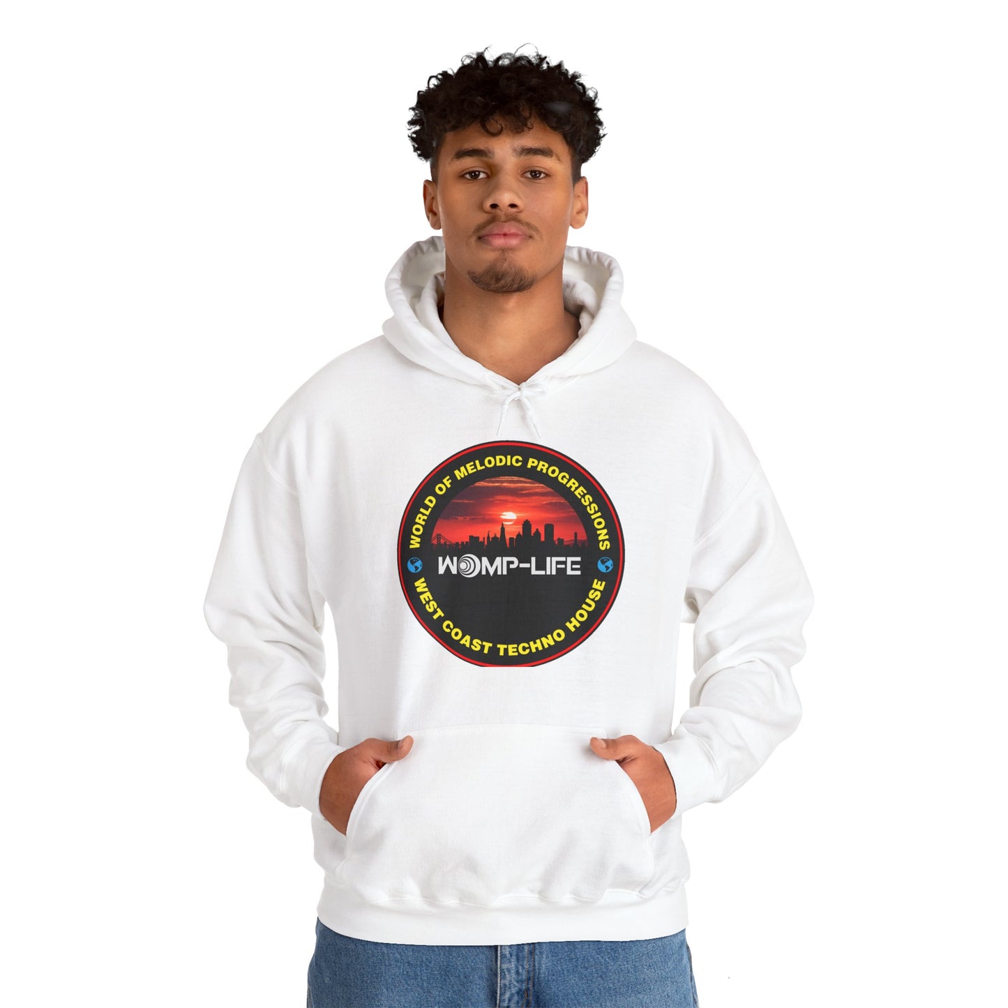 Womp-Life WC Techno Unisex Heavy Blend™ Hooded Sweatshirt