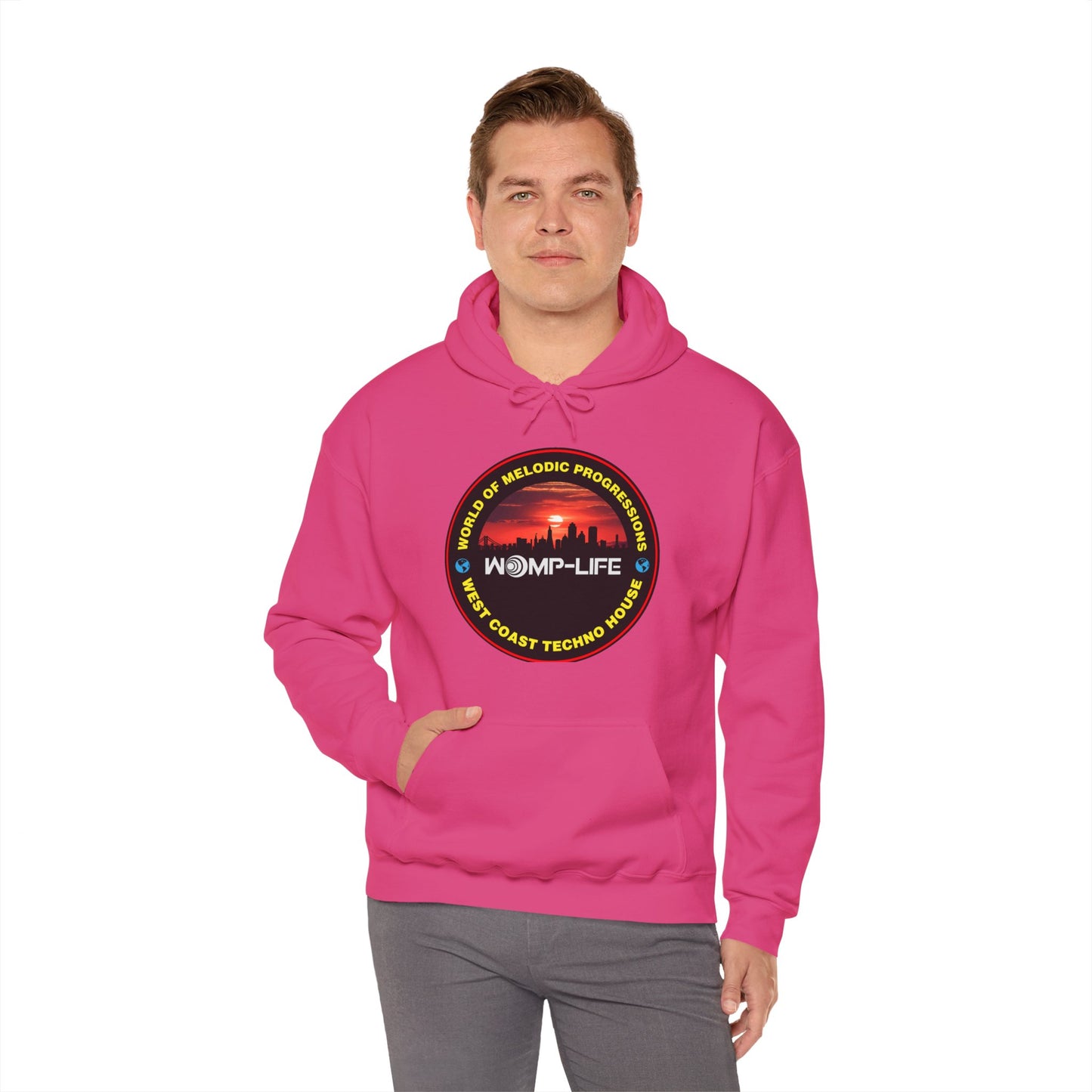 Womp-Life WC Techno Unisex Heavy Blend™ Hooded Sweatshirt