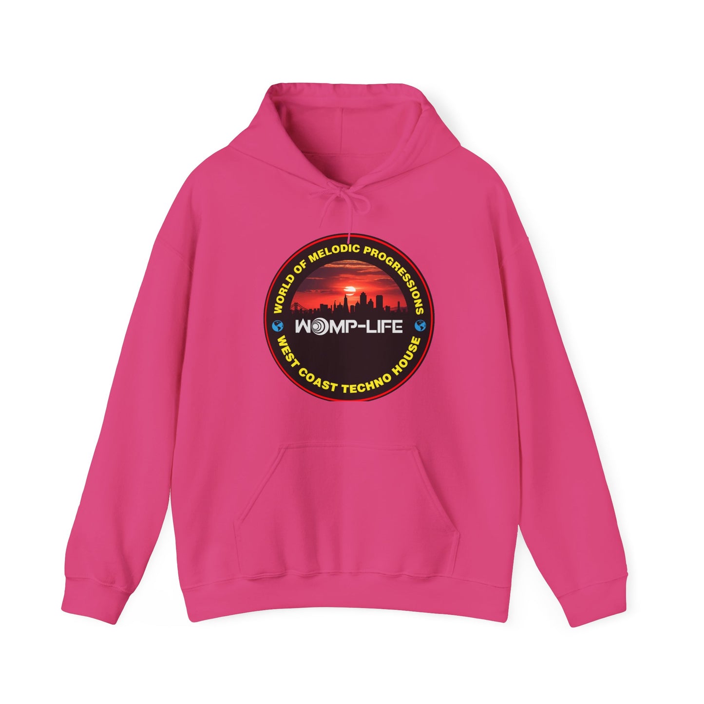 Womp-Life WC Techno Unisex Heavy Blend™ Hooded Sweatshirt