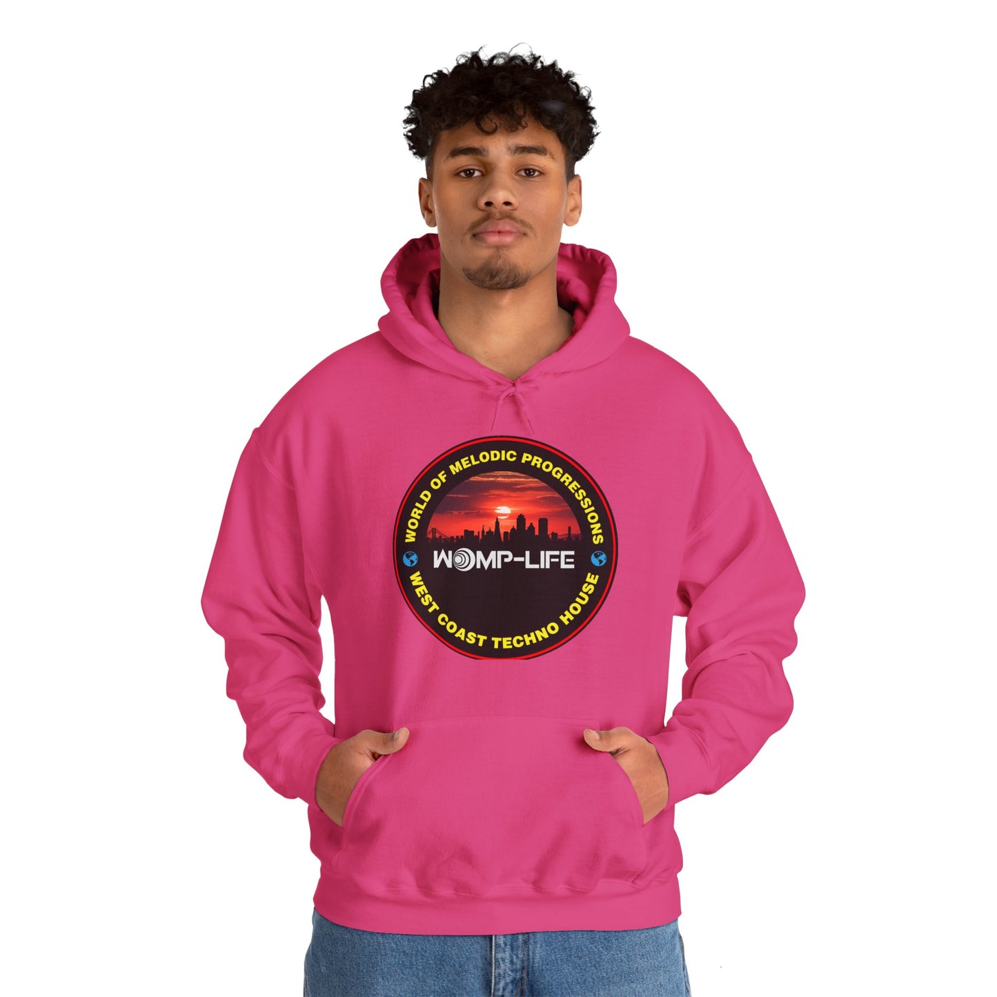 Womp-Life WC Techno Unisex Heavy Blend™ Hooded Sweatshirt
