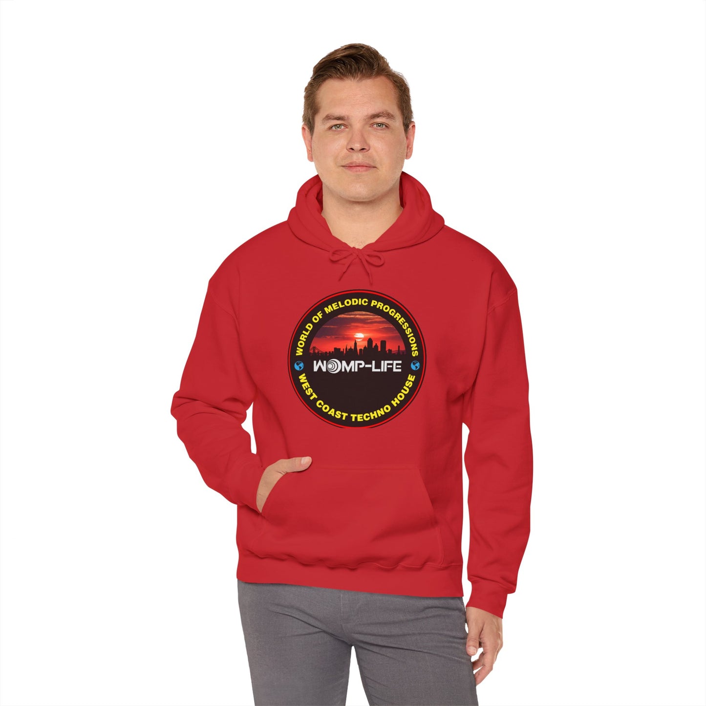 Womp-Life WC Techno Unisex Heavy Blend™ Hooded Sweatshirt