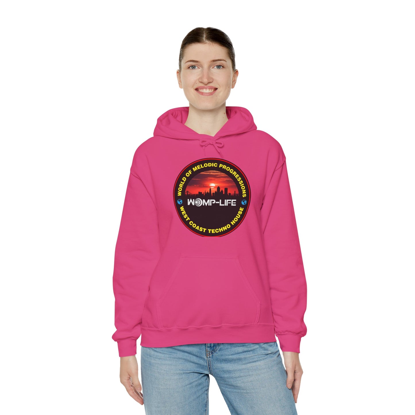 Womp-Life WC Techno Unisex Heavy Blend™ Hooded Sweatshirt