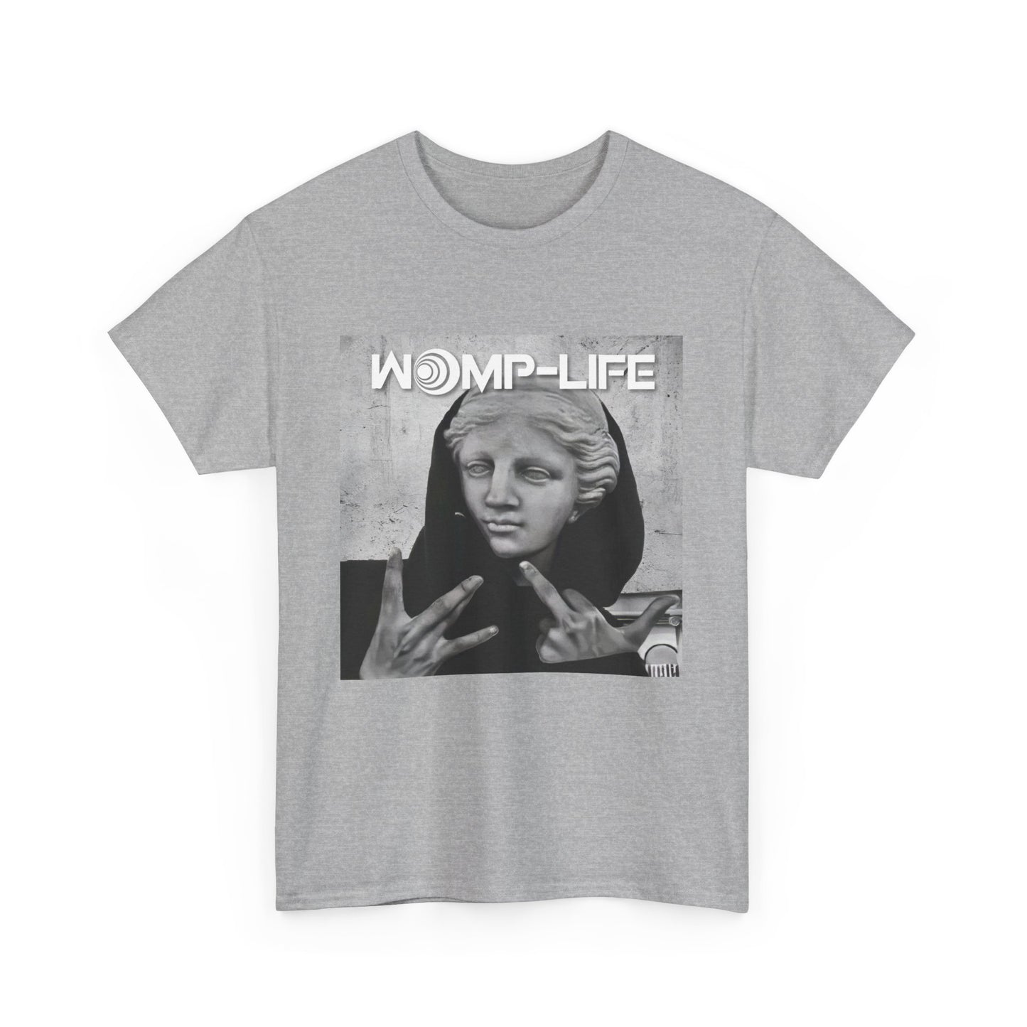 WOMP-LIFE Graphic Unisex Heavy Cotton Tee - Streetwear Vibe