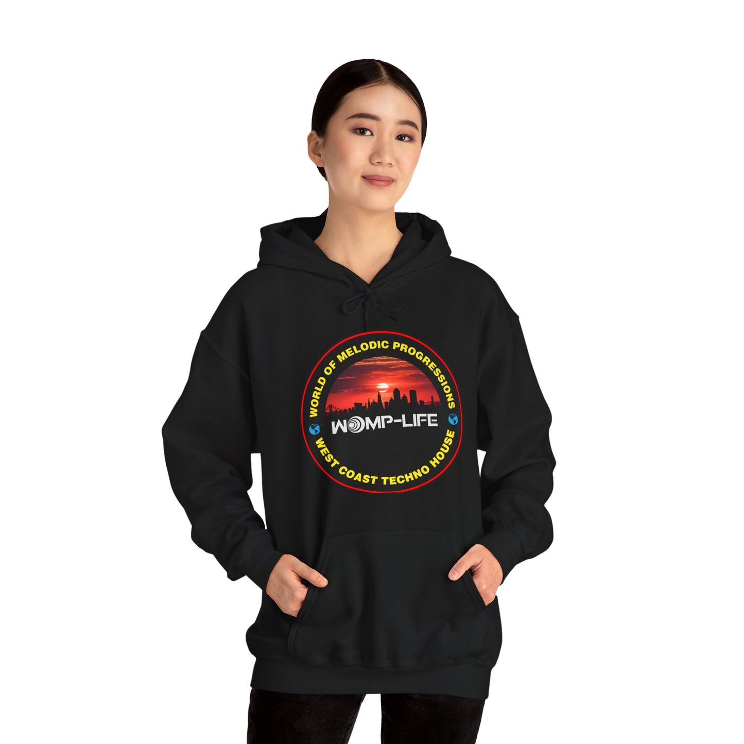 Womp-Life WC Techno Unisex Heavy Blend™ Hooded Sweatshirt
