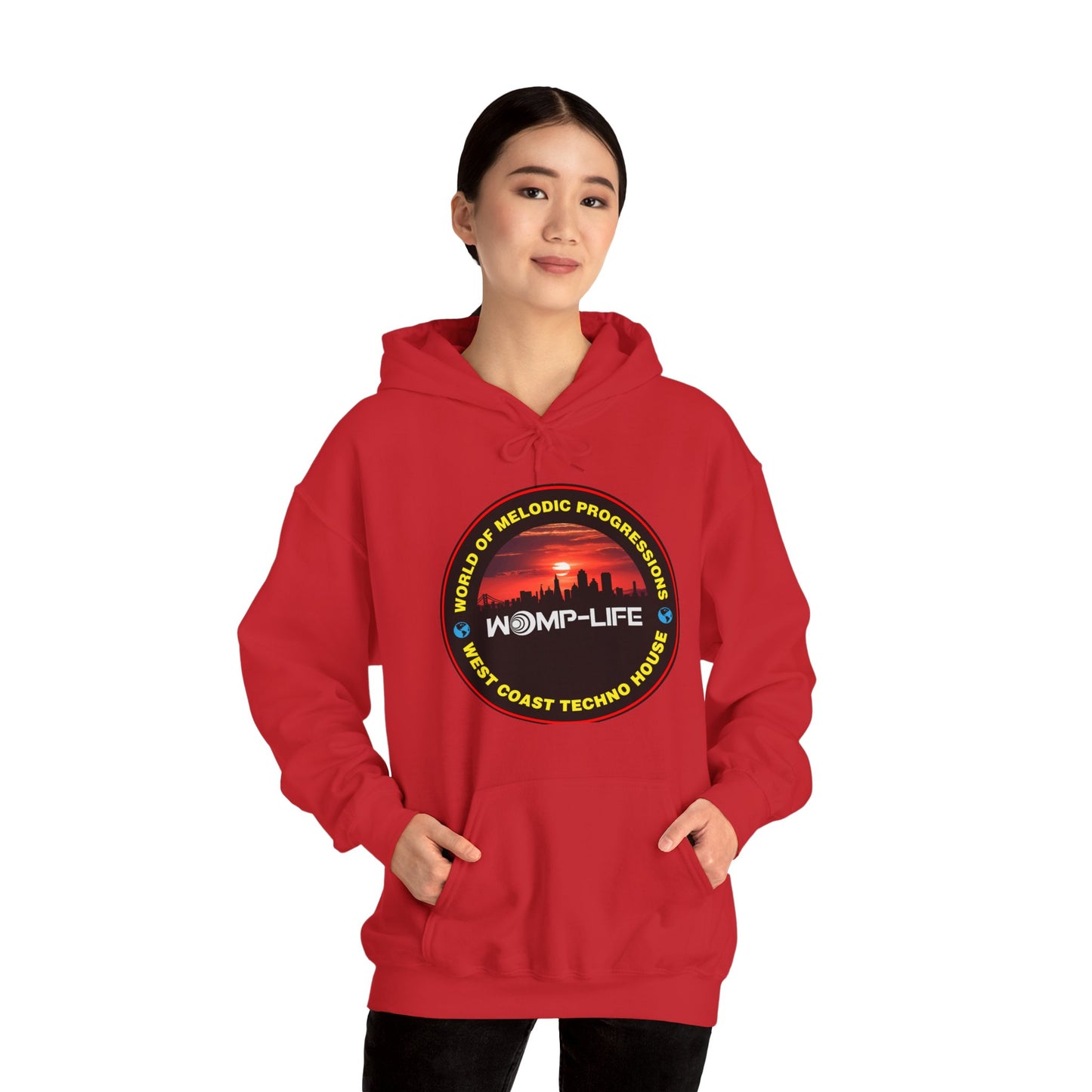 Womp-Life WC Techno Unisex Heavy Blend™ Hooded Sweatshirt