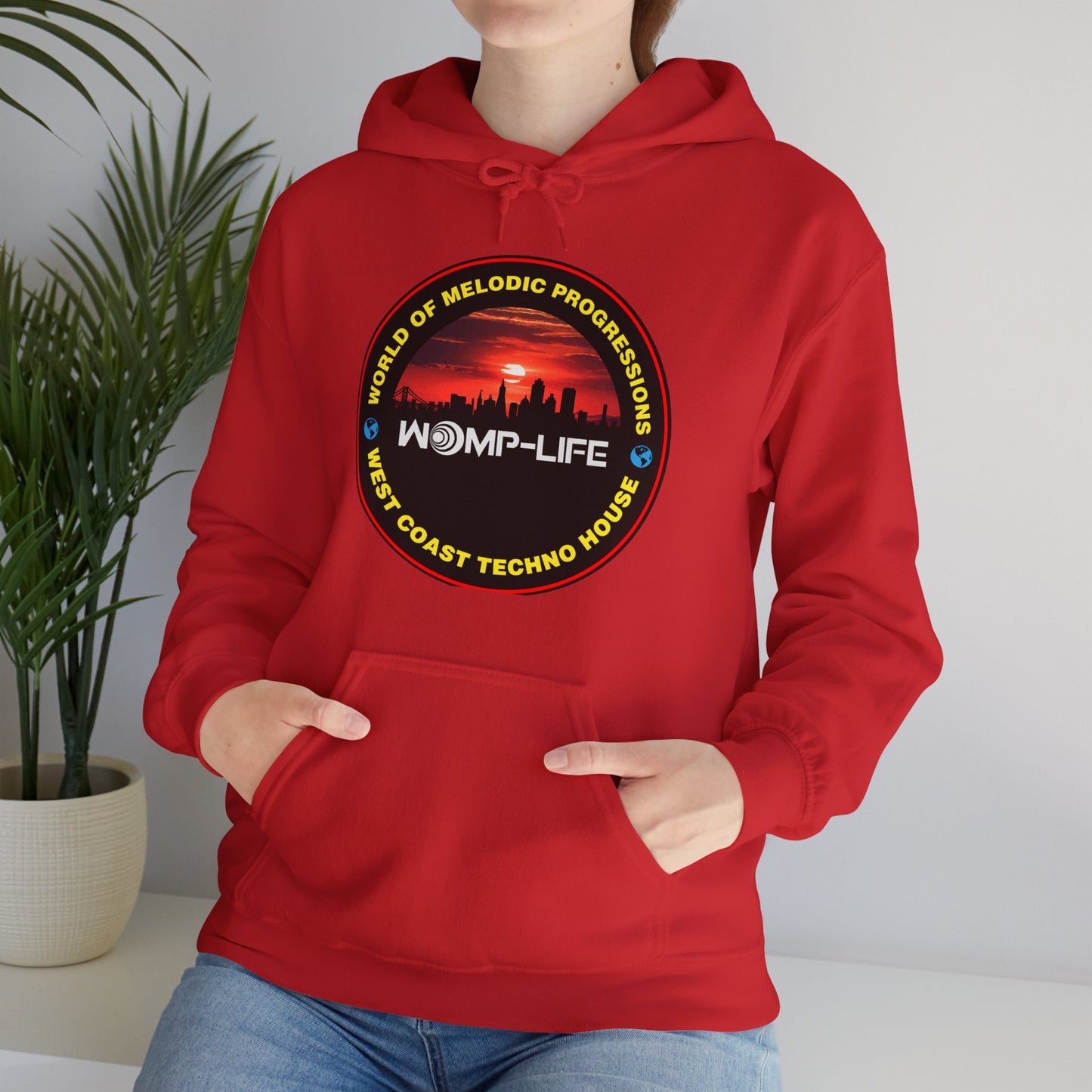 Womp-Life WC Techno Unisex Heavy Blend™ Hooded Sweatshirt