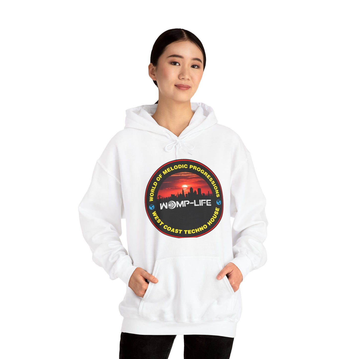 Womp-Life WC Techno Unisex Heavy Blend™ Hooded Sweatshirt