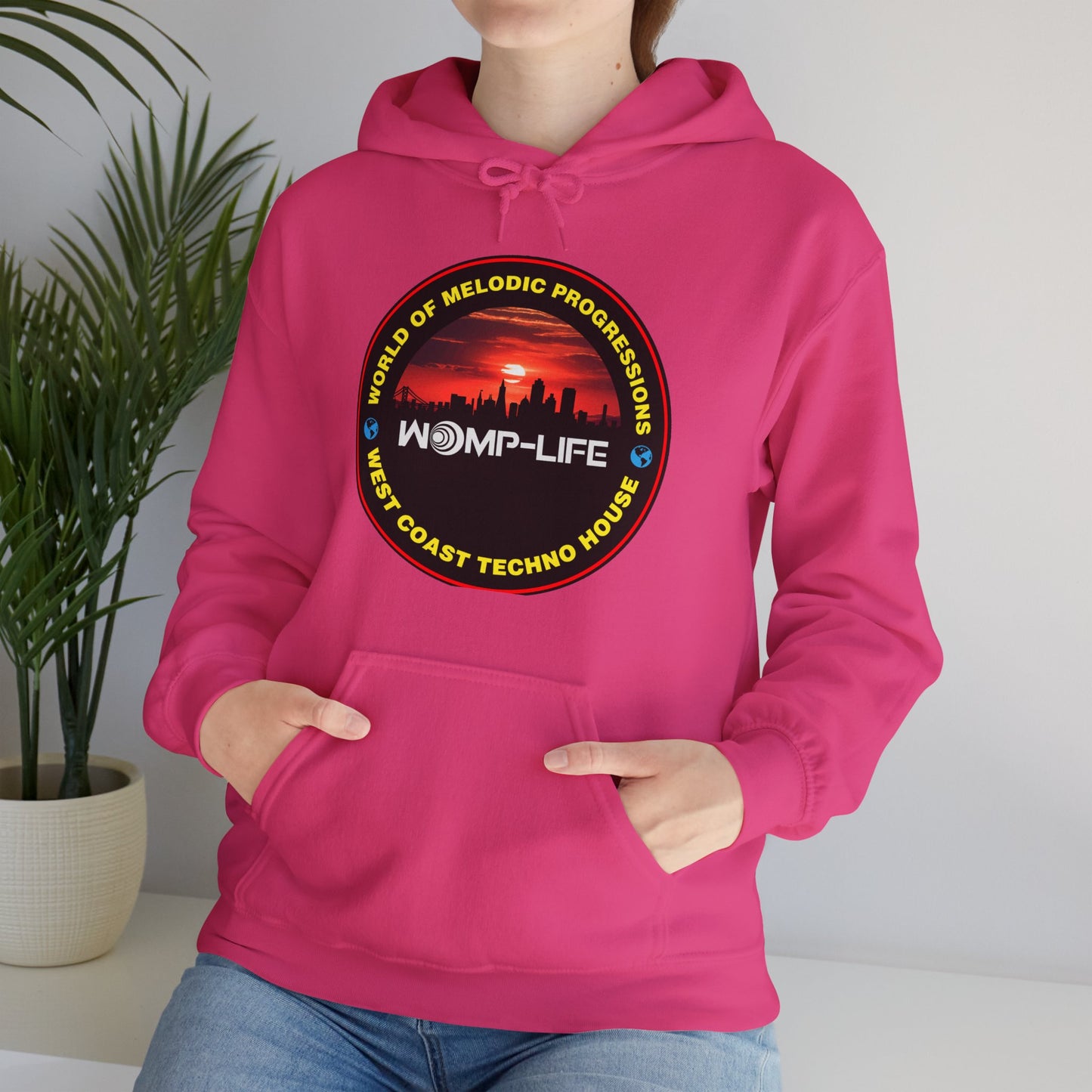 Womp-Life WC Techno Unisex Heavy Blend™ Hooded Sweatshirt