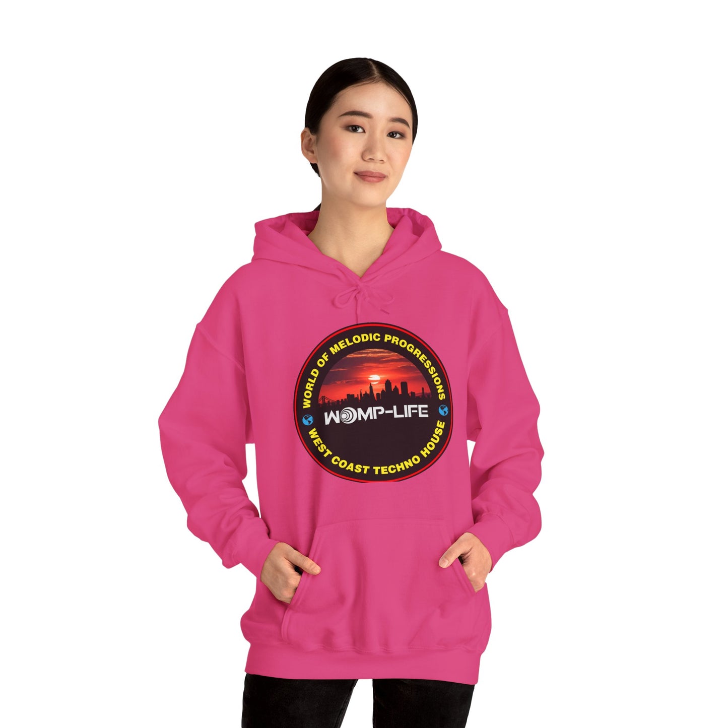 Womp-Life WC Techno Unisex Heavy Blend™ Hooded Sweatshirt