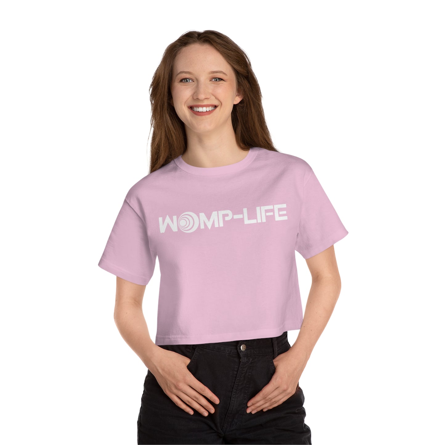 Womp-Life Champion Women's Heritage Cropped T-Shirt