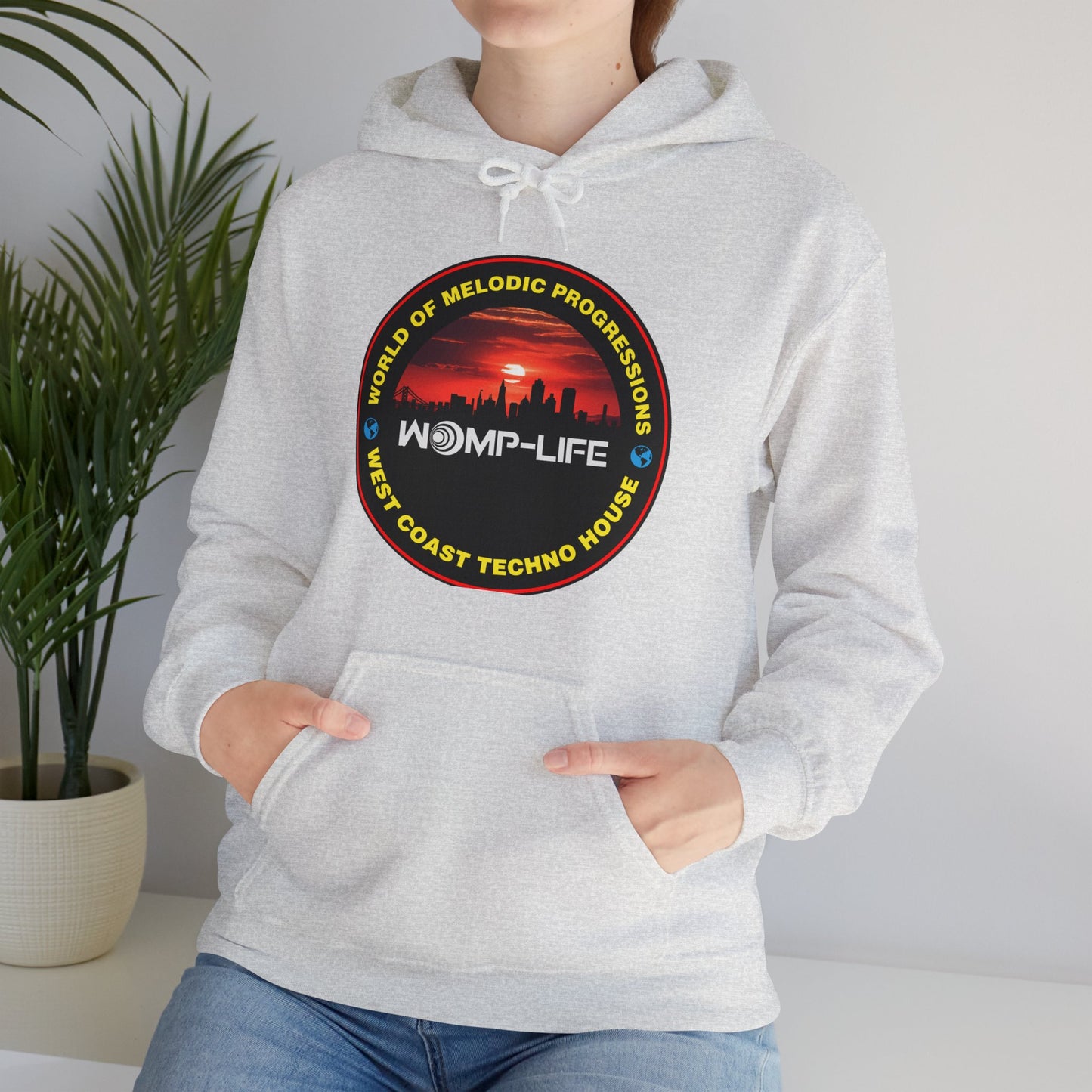 Womp-Life WC Techno Unisex Heavy Blend™ Hooded Sweatshirt