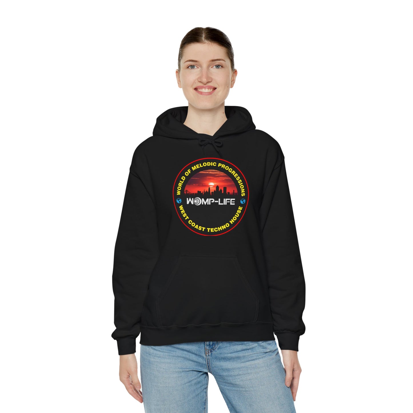 Womp-Life WC Techno Unisex Heavy Blend™ Hooded Sweatshirt