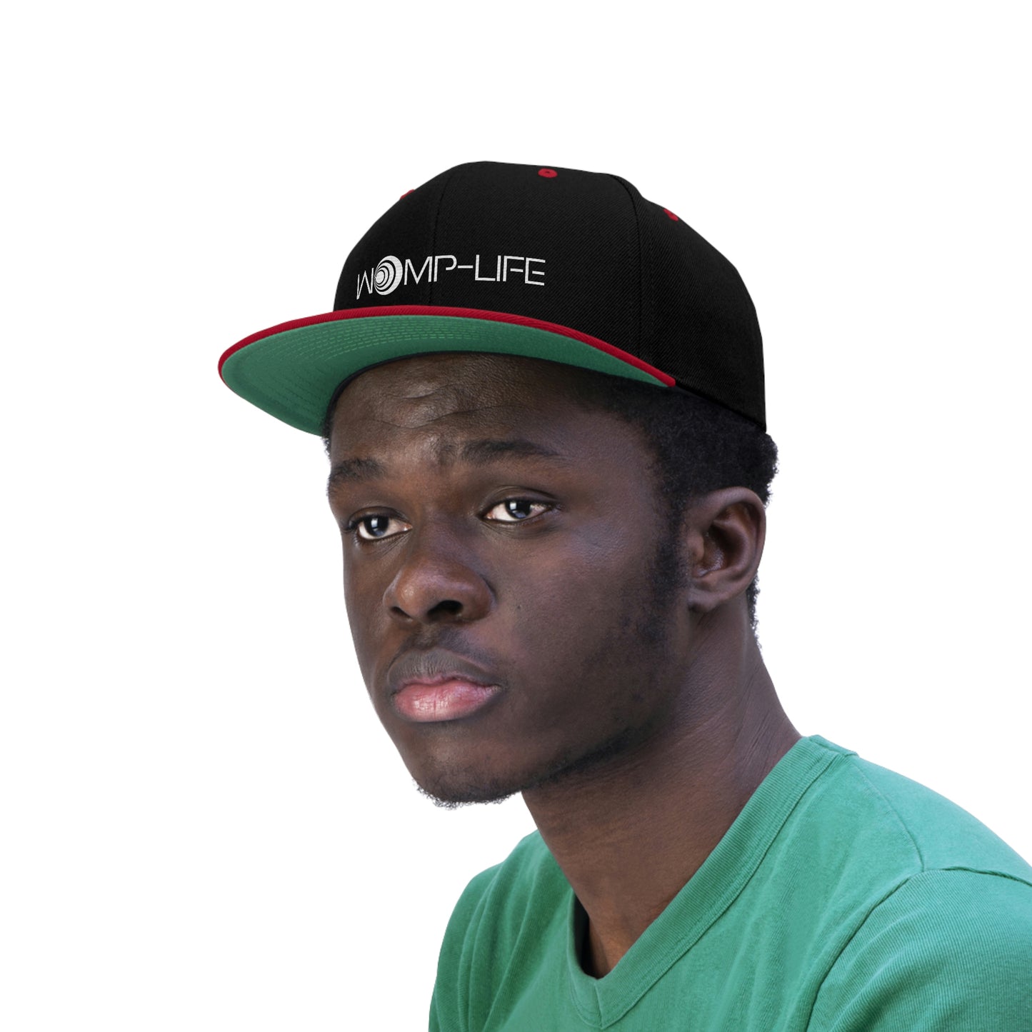 Womp-Life Color Unisex Flat Bill Hat