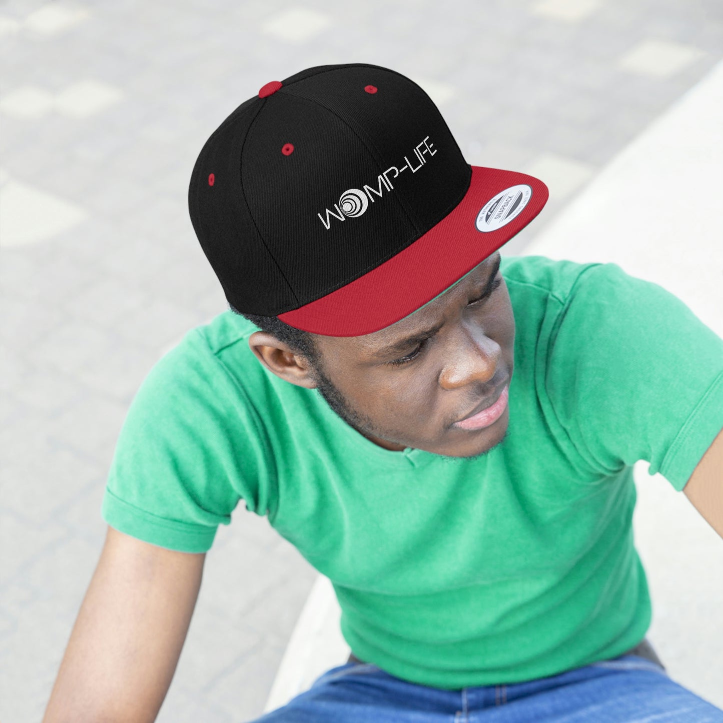 Womp-Life Color Unisex Flat Bill Hat