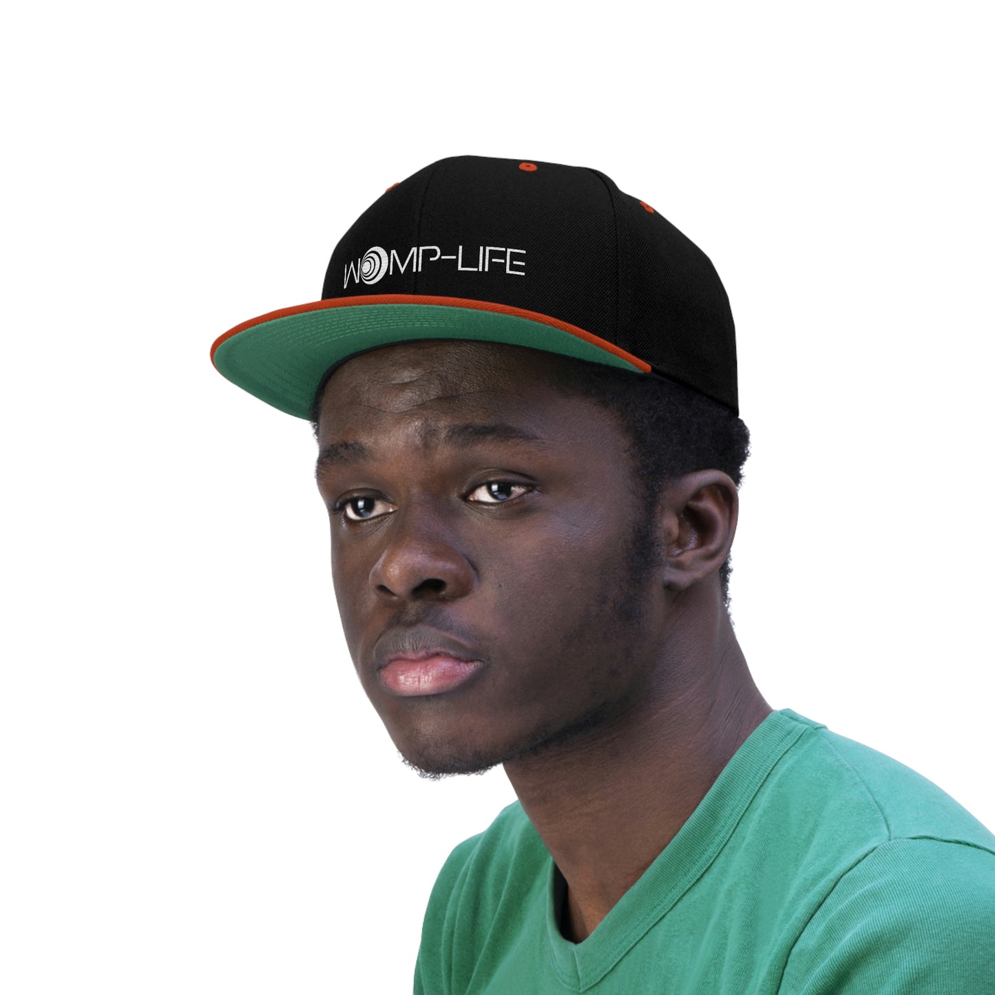 Womp-Life Color Unisex Flat Bill Hat