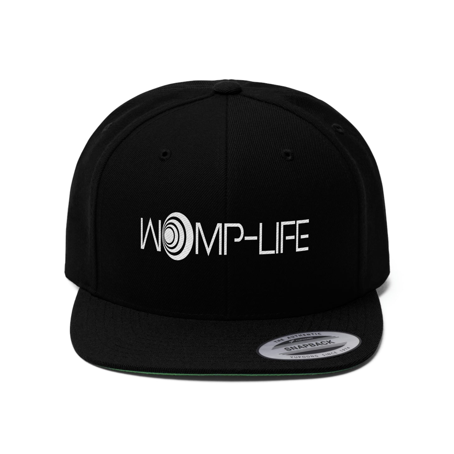 Womp-Life Blk Unisex Flat Bill Hat